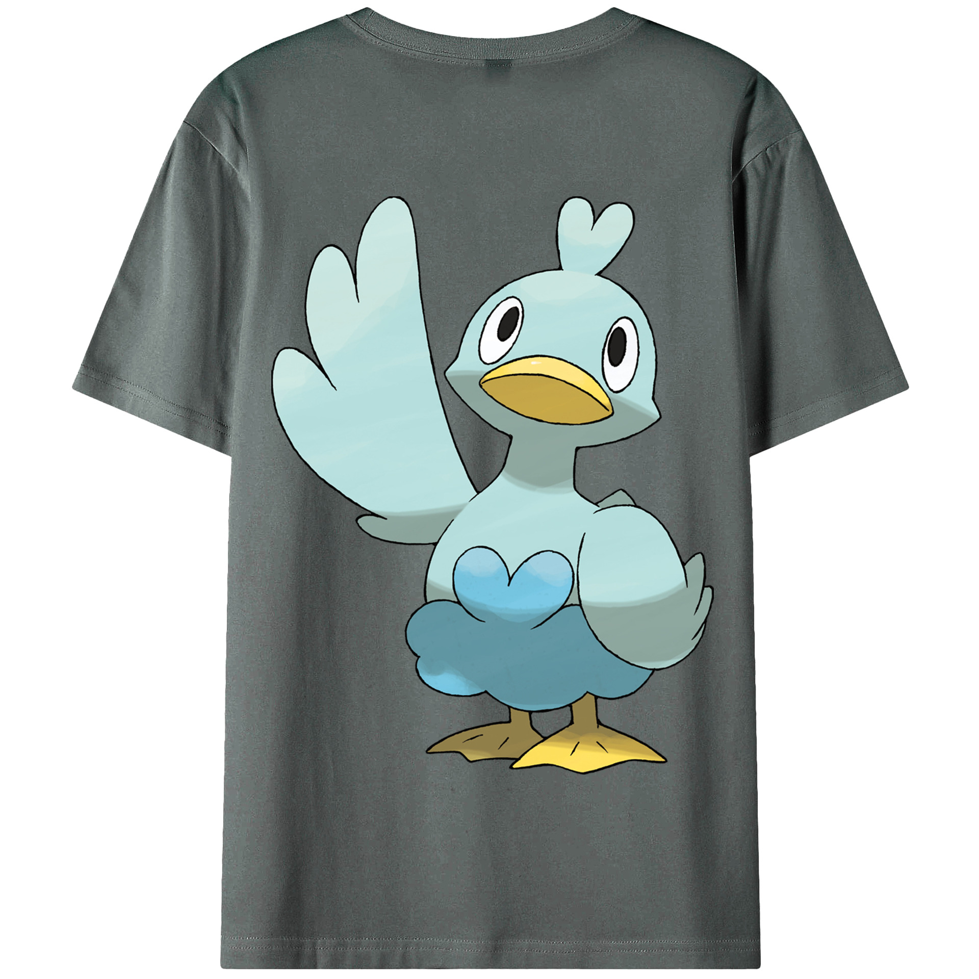 （画像用） ポケットモンスター Pokémon 綿100％半袖Tシャツ（背面プリント）